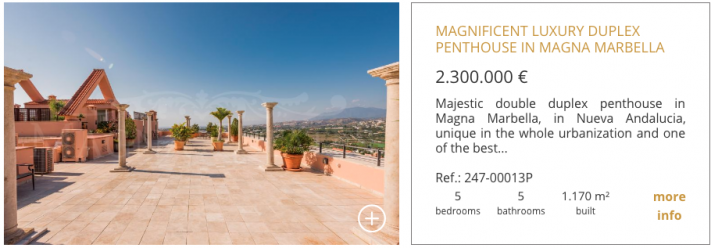 Magnificent luxury duplex penthouse in Magna Marbella