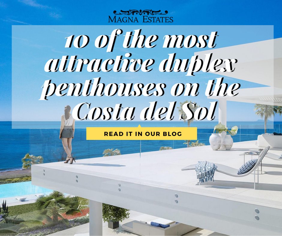 10 of the most attractive duplex penthouses on the Costa del Sol